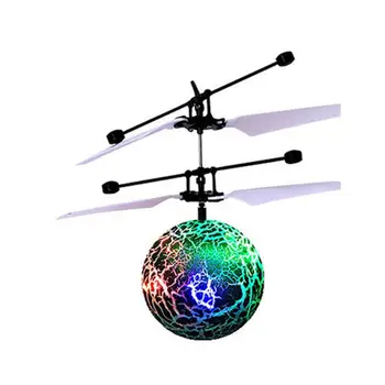 RC Minge de Zbor Drona Elicopter Mingea Built-in Stralucind de Iluminat cu LED pentru Copii Adolescenți Colorat intermitent mingea zboară elicopter