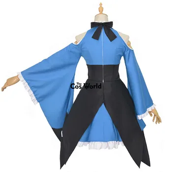 Re Zero Kara Hajimeru Isekai Seikatsu Emilia Servitoare Cu Șorț Uniformă Rochie Costum Cosplay Anime Costume