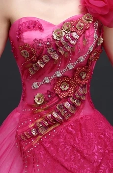 Real ciufulit ștrasuri din mărgele roz/rosu printesa rochie medieval Renașterii Rochie de regina Victoria/Antoinette/rochie de bal/Belle de Minge