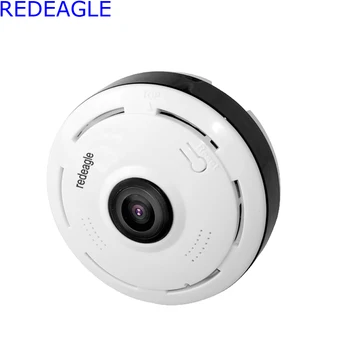 REDEAGLE 1080P, 960P VR 3D Wi-fi Camera Dome Fisheye Panoramic HD de 2MP/1.3 MP, Wireless wifi IP CCTV Smart Security Cameas