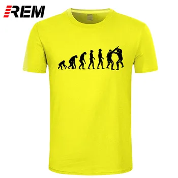 REM Vara Barbati Krav Maga Evoluția Tricou de Moda Ape T-shirt cu Maneci Scurte din Bumbac Israel Tricouri Îmbrăcăminte Bărbați