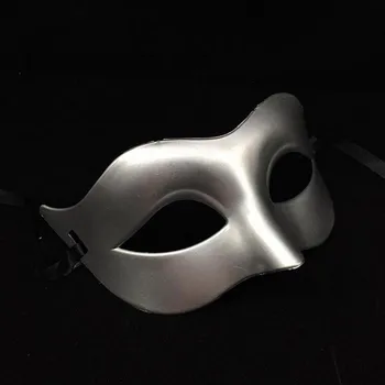 Retro Oamenii De Argint Masca De Aur Eyemask Mascat Jumătate Masca De Fata Petrecere De Halloween, De Crăciun, De Anul Nou