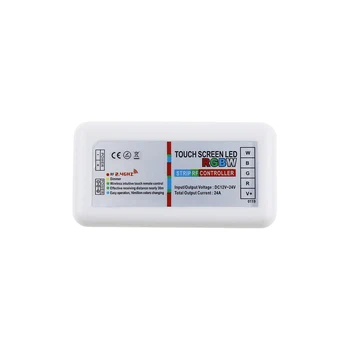 RGBW Led-uri Controler 2.4 G DC 12V 24V RF Touch Screen de Control de la Distanță 6A 4 Canale mod de smd 5050 3528 5630 benzi cu led-uri de Lumină 1BUC