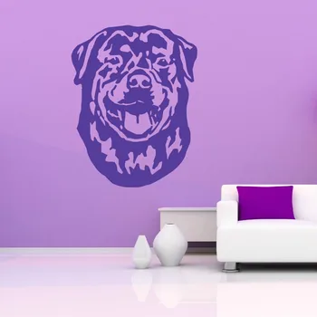 Rottweiler Câine Arta De Vinil De Perete Decalcomanii De Acasă Dormitor Decorative Pictura Murala De Perete Autocolant Perete Amovibil Serie De Animale Tapet Y-845