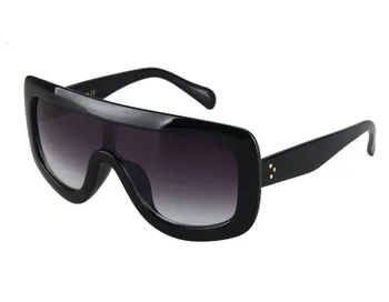 RunBird Doamnelor ochelari de Soare Moda Vintage Ochelari de Soare pentru Bărbați Supradimensionate Mare Cadru Nit Ochelari de Soare UV400 Protecție R541