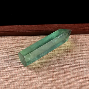 Runyangshi Cristal Coloană de Piatră 1 buc Verde Simplă Stilul Natural de Cristal Mici Coloana de Cristal de Înaltă Calitate, Frumos ZL03