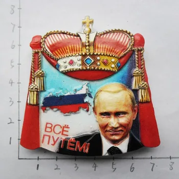 Rusă de înaltă calitate ecran de mătase zei de sex masculin Putin suveniruri turistice frigider
