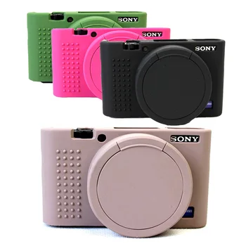 Sac de aparat de fotografiat Caz Silicon Camera Moale Caz de Protecție de Acoperire Piele Pentru Sony DSC-RX100M3 RX100M4 RX100M5 RX100 III RX100 IV RX100 V