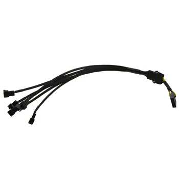 SATA 15Pin la 1 la 6 Port 3Pin Fan Cablul de alimentare Pentru PCI express placa Grafica PC 6 moduri 3P Răcire PWM Y splitter Converter