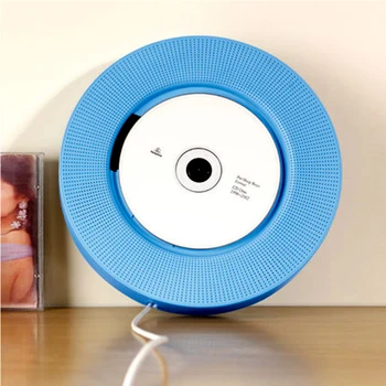Se poate Monta pe perete Bluetooth CD Player Portabil Vorbitor Trageți Comutatorul de la Distanță Difuzor Radio FM USB Drive CD-DVD, VCD, WMA AVI Player