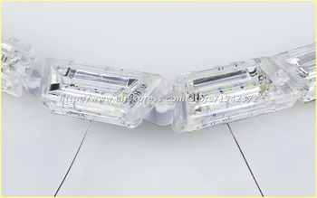 Secvențială Fluxul Masina de Stil Flexibil Alb/Ambră Switchback LED DRL Daytime Running Light cu Lumini de Semnalizare 2016 Car Styling