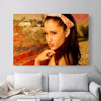 Sexy Ariana Grande Epocă Panza Arta Print Tablou Poster Poze De Perete Pentru Camera De Zi De Decorare Acasă Decor Fara Rama