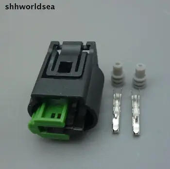 Shhworldsea 100sets 2Pin 1.0 mm Auto rezistent la apa Priza de apă senzor de Temperatură conectați Mașina Temp Electrice Sârmă conector pentru BMW,Buick