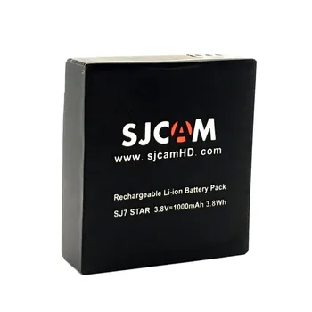 SJCAM SJ7 Star 2 buc SJCAM Acumulatori 1000mAh Baterie Reîncărcabilă Li-ion+Incarcator Dual pentru SJ Cam SJ7 de Acțiune de Sport DV Camera