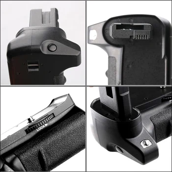Spash Vertical Grip Baterie cu 2 buc EN-EL14 Baterii pentru Nikon D3400 Camere DSLR Maner Suport Pack-Set de Baterii