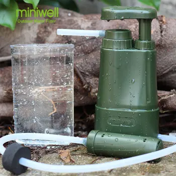 Sport în aer liber miniwell în aer liber filtru de apa pompa de prepper supraviețuire