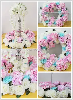 SPR - angro de bună calitate personized artificiale bujor floare hortensie perete de fundal de decor-flori cununa-tabelul de flori