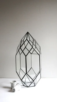 Sticla lucrate manual Terariu / Moderne de Plantat pentru Grădinărit de Interior / Geometrice Cristal Forma de Orhidee Ghiveci Masa cu efect de Seră