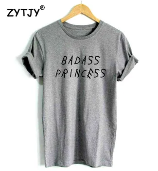 TARE PRINTESA de Imprimare tricou Femei din Bumbac Casual Amuzant tricou Pentru Doamna Fata de Top Tee Hipster Tumblr Picătură Navă Y-26