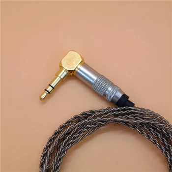 TD39 Reparație DIY Casti Cablu de Înlocuire Audio Placat cu Argint, setul cu Cască Căști Auriculare Wist Țese Firul de Întreținere de Linie