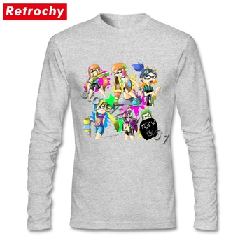 Teeshirts Splatoon Băiat 80 Tricou pentru Bărbați Mâneci Lungi Vânzare de Marcă Oficială de Îmbrăcăminte