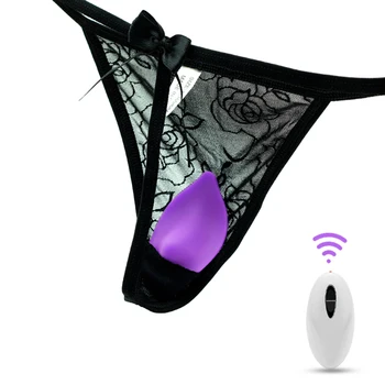 Telecomandă fără fir Vibrator din Silicon Portabil Vibrator Ou Jucarii Sexuale pentru Femei C-String-Chiloței Mașină de Sex pentru Cupluri