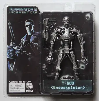Terminator 2 T-800 T800 siderurgic Cyberdyne Showdown schelet de luptă pe timp de Evacuare T-1000 de Acțiune Figura