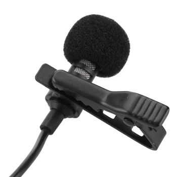 TGETH Duble Clip-on Rever Lavaliera Microfon de 3,5 mm Jack Hands-free Mini cu Fir Microfon cu Condensator pentru Smartphone-uri, PC, Laptop