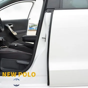 Tonlinker 2 buc DIY plastic ABS de styling Auto izolate Fonic usa stâlpului B bandă de etanșare Capac Caz Autocolante Pentru Volkswagen POLO