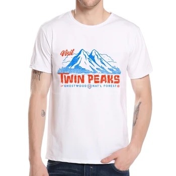 Top Proiectarea Rece Twin Peaks Show TV American Tricou Barbati Maneca Scurta Moale Barbati Tricou Streetwear cel Mai bun Design Omul K10-5#