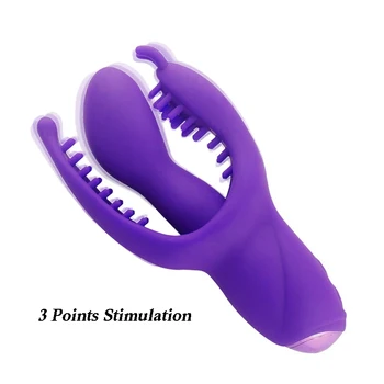Toysdance 3 Puncte De Stimulare Femeie Masturbari Masaj Tija 10 Viteza De Silicon Vibrator Pentru Femei Adulte Jucarii Sexuale Sex Cu Produse