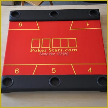 TP-01 Dimensiune 90*180CM, Masa de Poker, pliabil Casino de masă, de Trei ori cu material textil impermeabil