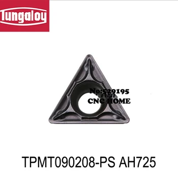 TPMT090204-PS/TPMT090208-PS AH725/T9125,transformându-se introduce original tungaloy carbură de tungsten inesrt TPMT 09204 090208