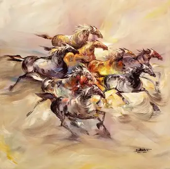 Transport gratuit abstract luptele cu tauri pictură în ulei cal panza printuri imprimate pe canvas wall art decor poze