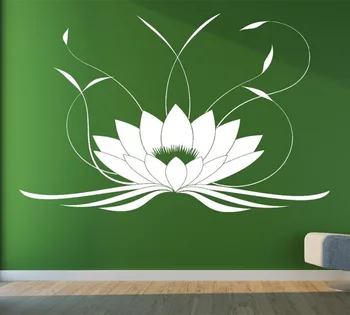 Transport gratuit Floare de Lotus Buddhia Studio de Yoga, Medita Decor de Perete Autocolant Vinil Decal CW-10