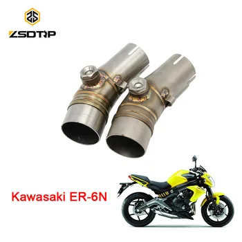 Transport gratuit ZSDTRP Motocicleta Modifiy țeavă de eșapament caz pentru Kawasaki ER-6N model din oțel Inoxidabil material