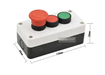 Trei butonul de oprire de urgență, cutie de control, butonul de oprire pornire, rezistent la apa comutatorul de cutie, lift start butonul star+reb+verde