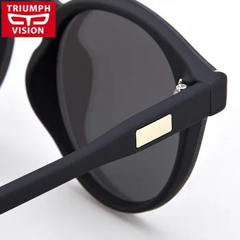 TRIUMFUL VIZIUNE Retro Rotund Femei ochelari de Soare Twin Grinzi Designer de Ochelari de Soare Pentru Femei de Moda fără ramă Cadru Oculos Nuante 2017