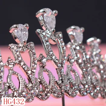Uimitoare Cristale Pietre de Zircon Cubic de Nunta Tiara CZ de Mireasa Regina Printesa Concurs de Petrecere Coroana domnisoarele de Onoare Petrecere Bijuterii