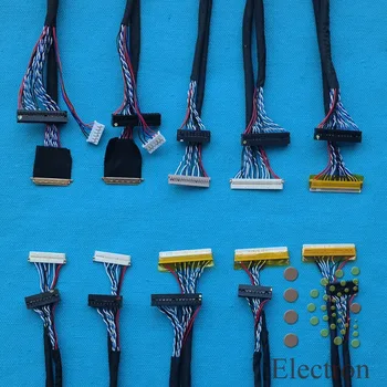 Universal LVDS Cable 40pin 30pin 20pin pentru LED-uri Display LCD Panou Suport Controler de 14 inch, 55 inch Ecran 10buc/set