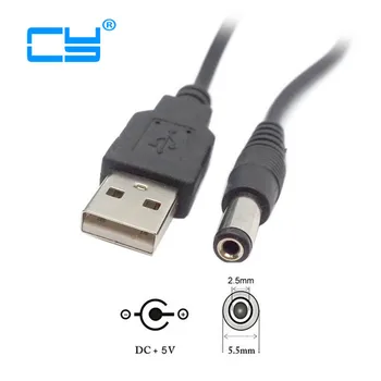 USB 2.0 Tip b la 5.5 x 2.5 mm DC 5V Putere Plug Butoi Conector Cablu 80cm 10pcies/lot