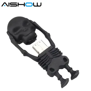 USB Flash Drive Schelet Pen Drive 16g/8g/4g craniu model de Memorie Stick USB 32gb pendrive drăguț usb2.0 u disc nou 2016
