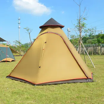 Vidalido de Sus clasa de Lux Indian cort cort/Mare multiplayer aluminiu pol în aer liber camping cort dublu strat/Un turn Mongolia