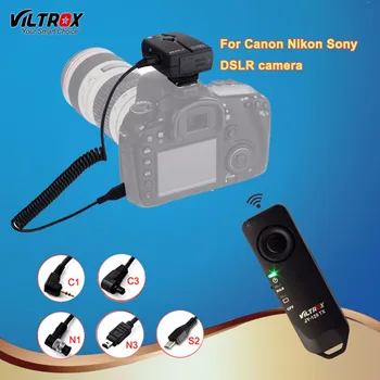 Viltrox JY-120 de la Distanță fără Fir de Eliberare a Declanșatorului de Control pentru Canon EOS 1300D6D Mark 2 Nikon D5 D500 D810A Sony A7R/S II Pentax