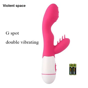 Violente spațiu de Vibratoare Pentru Femei, Viteza de 30 G la fața Locului Iepure Vibratoare Jucarii Sexuale Pentru Femei Clitorisul Vibrador Anal Jucării Erotice Sextoy