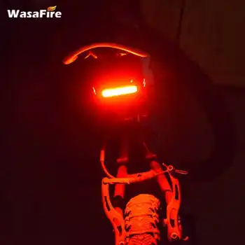 WasaFire Impermeabil Cometa USB Reîncărcabilă Lumina Cap ȘTIULETE de Înaltă Luminozitate LED Rosu 100 lumen Fata/Spate Bicicleta Lumină de Siguranță Pack