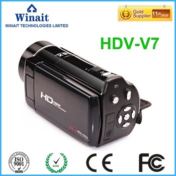 Winait profesional digital camera video HDV-V7 24mp full hd 1080p DIS de înaltă calitate fără fir cameră video digitală