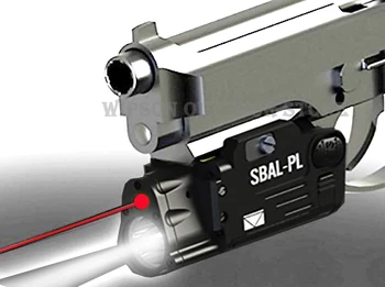 WIPSON CNC Terminat SBAL-PL Armă de lumină Constantă & Strobe Light Cu Laser Roșu Pistol Pușcă SBAL sbal Lanterna Transport Gratuit