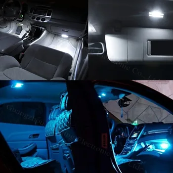 WLJH 12x Canbus Fara Eroare de Lumină LED Dom Oglinzi de curtoazie torpedou, Portbagaj Blub Iluminat Interior Kit Pentru Audi A3 S3 8P 2004 - 2013