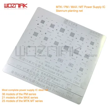 Wozniak Multi-funcție pentru MTK / PM / MAX / MT de Putere IC Stannum Plantare Net 0,12 mm Precise Tin Ochiurilor de Plasă din Oțel, Unelte